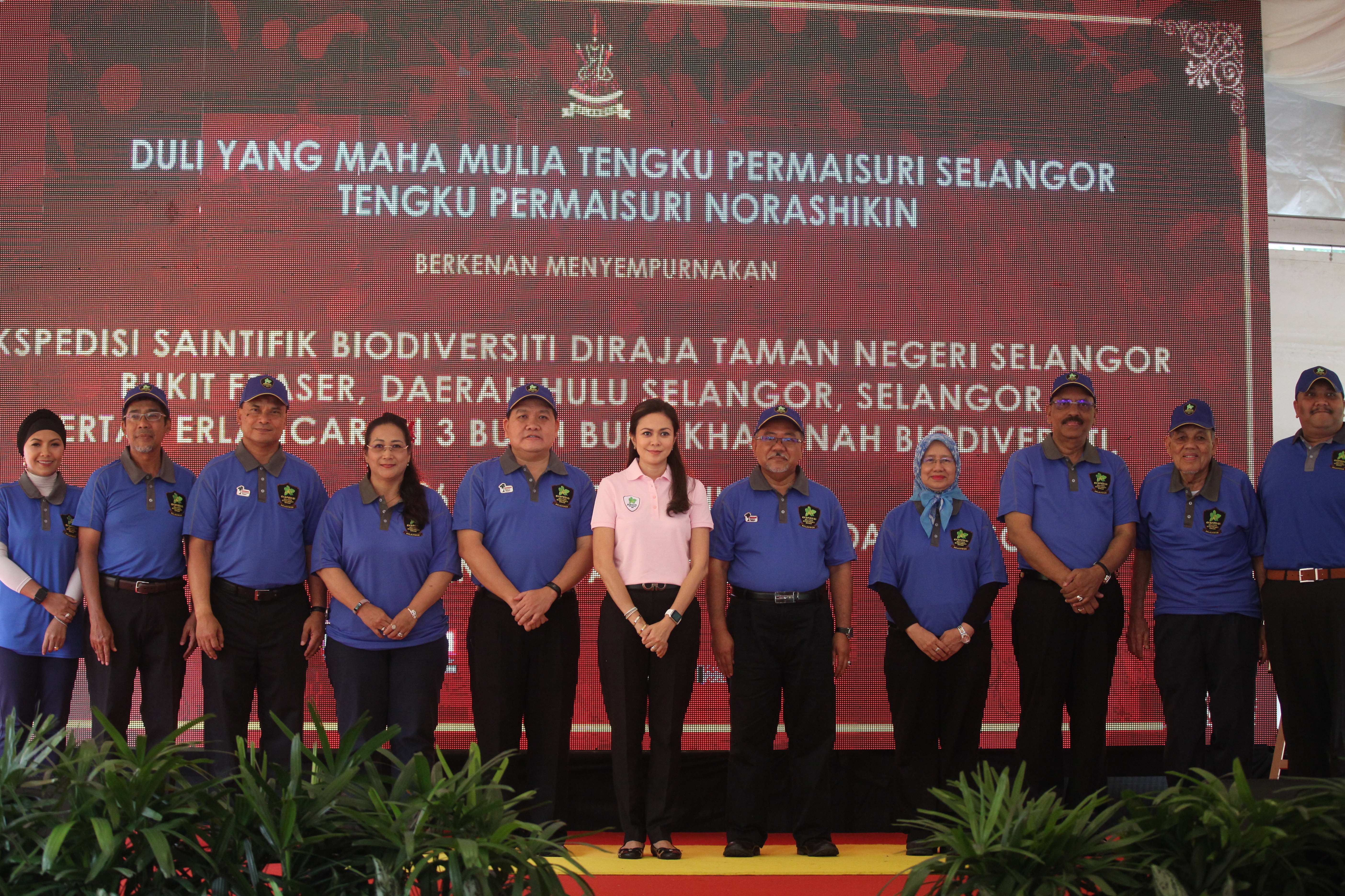 Tengku Permaisuri Norashikin Inaugurates the Royal Biodiversity Scientific Expedition of the Fraserâ€™s Hill Selangor State Park in Hulu Selangor District